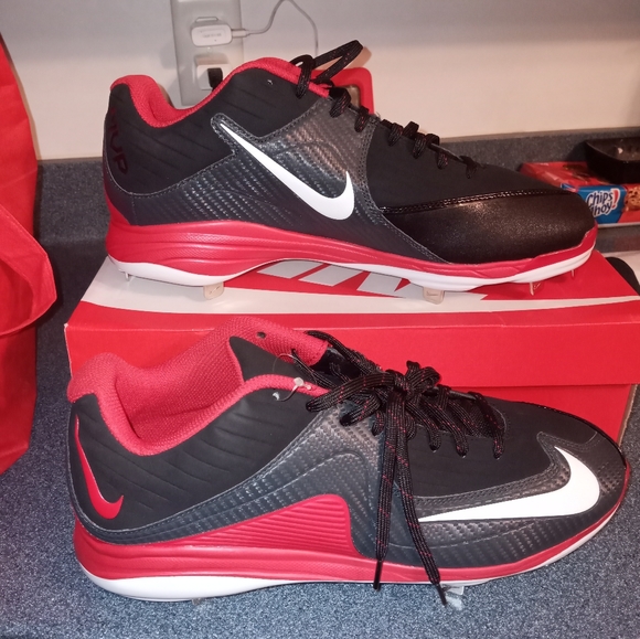 Mens Nike Air MVP Pro Baseball Metal 2 Cleats Sz 13.5 NWOT - Picture 2 of 12